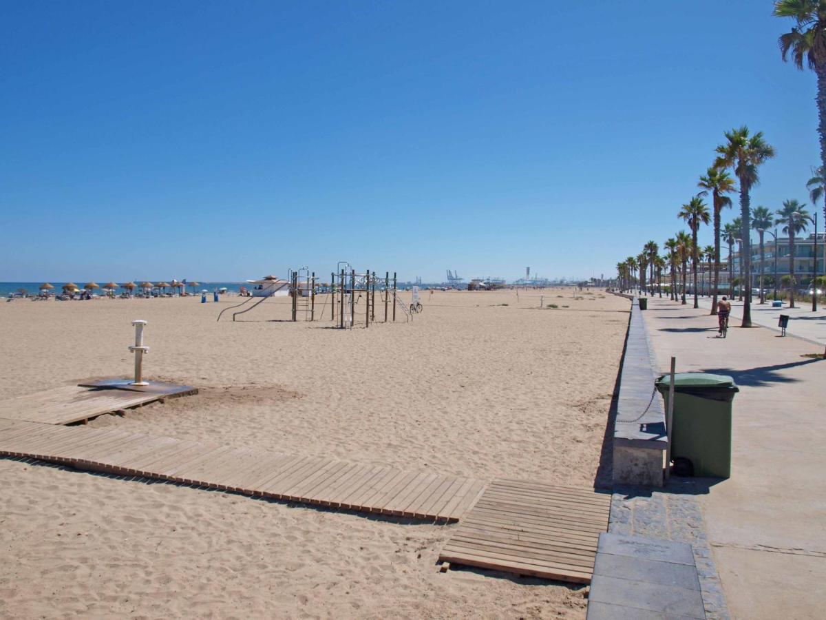 Apartup Patacona Surfing Beach 瓦伦西亚 外观 照片
